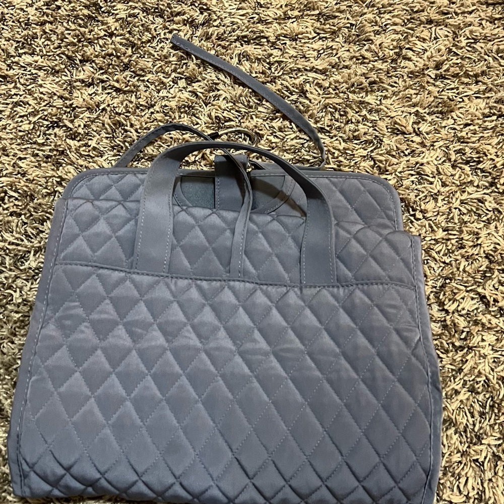 Vera Bradley Quilted Black Travel Bag